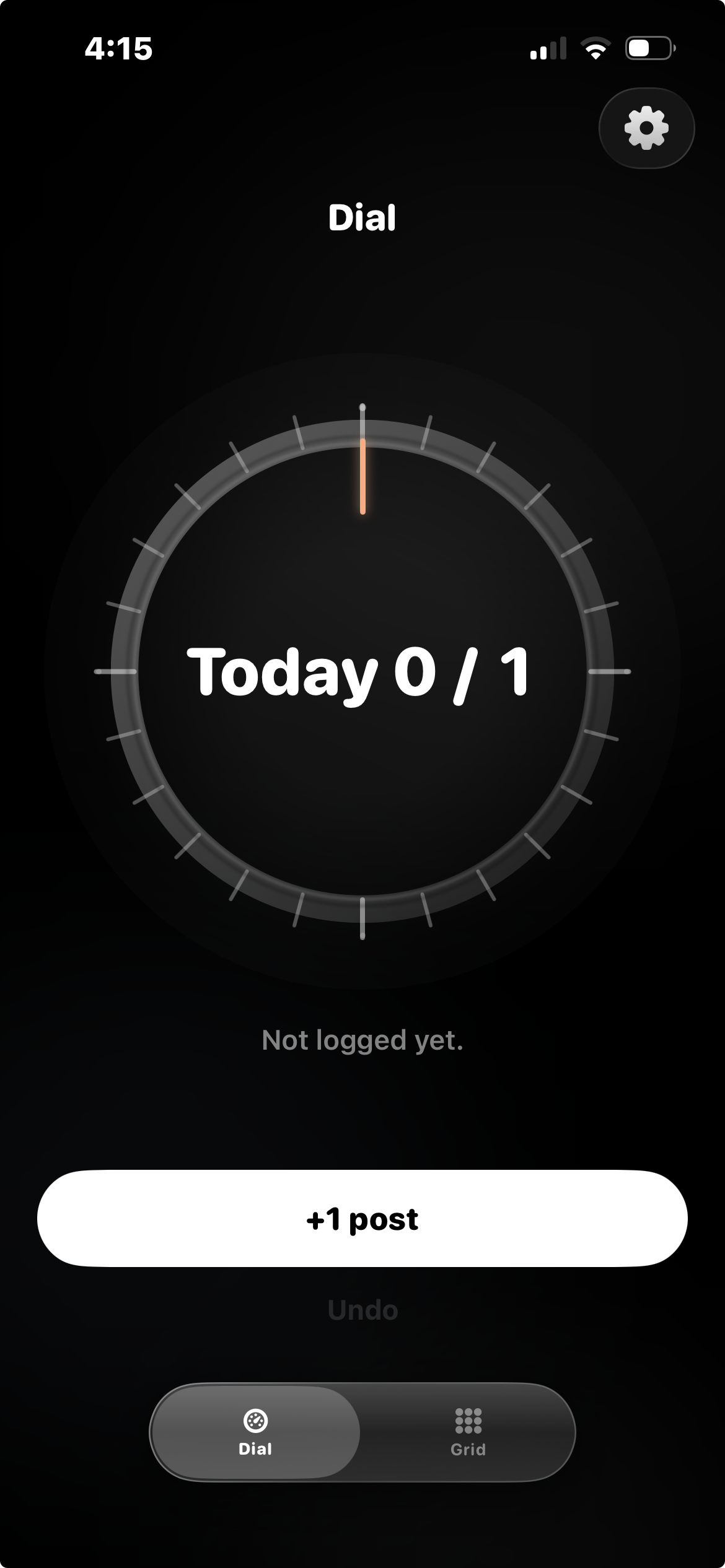 LocknDial home screen